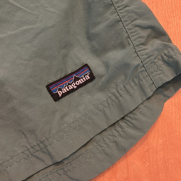 Patagonia Teal Baggies Shorts - Picture 2 of 6